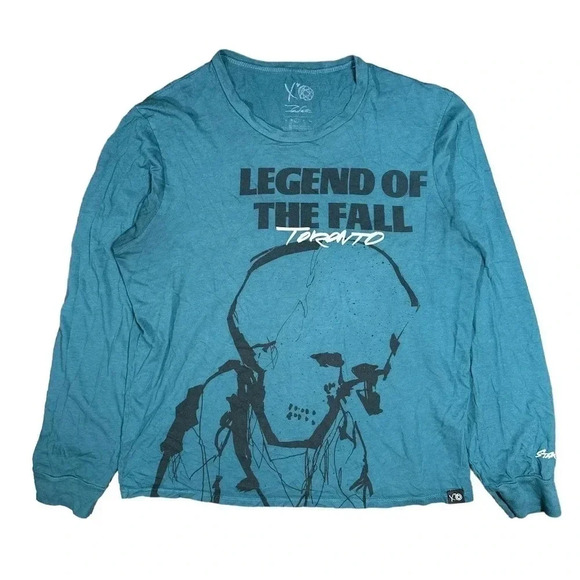 The Weeknd x Futura Legend of the Fall Toronto Tour L/S T Shirt Mens Large - Picture 1 of 9